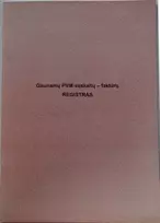 PVM pirkimo sąskaitų faktūrų registracijos knyga, A4, 48 lapai (0720-032)