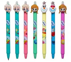 Įtraukiamas trinamas rašiklis Colorino Disney Emoji Frozen