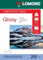 Lomond blizgus foto popierius rašaliniams spausdintuvams 200 g/m² A4, 50 lapų