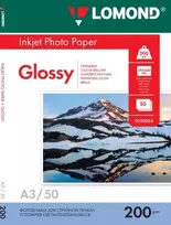 Lomond blizgus foto rašalinis popierius 200 g/m² A3, 50 lapų