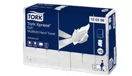 Popieriniai rankšluosčiai Tork Xpress Multifold Soft H2 2 sluoksnių 180 lapų 25,5x21,2 cm