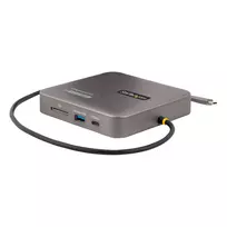 StarTech.com USB-C dokavimo stotelė, dvigubas 4K 60Hz HDMI, suderinama su Macbook Pro (M1/M2/M3/M4) ir Windows, USB-A/USB-C 10Gbps šakotuvas, 100W galios tiekimas, GbE, SD, 22 col./56 cm laidas