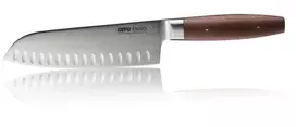 GEFU ENNO Santoku peilis su grioveliais 18 cm