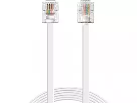 Sandberg telefono laidas RJ11-RJ11 1,8 m, baltas