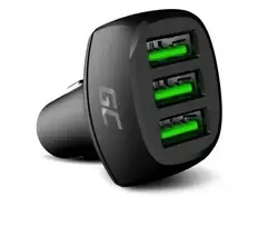 Automobilinis kroviklis PowerRide 54W 3xUSB 18W (Ultra Charge) GREENCELL