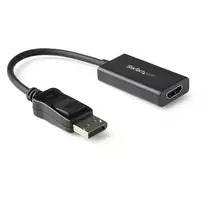 StarTech.com DisplayPort į HDMI adapteris - 4K 60Hz HDR10 aktyvus DisplayPort 1.4 į HDMI 2.0b vaizdo keitiklis - 4K DP į HDMI adapteris monitoriui/ekranui/TV - fiksuojanti DP jungtis