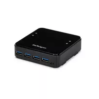 StarTech.com USB 3.0 jungiklis 4 į 4, 5Gbit/s, Micro-USB Type-B, juodas