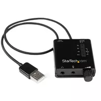 StarTech.com USB stereo garso adapteris su išorine garso plokšte, SPDIF skaitmeniniu garsu ir stereofoniniu mikrofonu