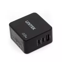 Unitek P1117B USB-C PD 65W Universalus Mobilus Įkroviklis, 2x USB‑C PD + 1x USB‑A, Juodas