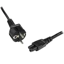 StarTech.com 1 m maitinimo laidas nešiojamam kompiuteriui, EU Schuko į C5, 2,5 A 250 V, 18 AWG