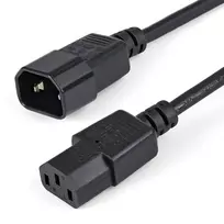 StarTech.com 1 m ilginimo laidas C14 į C13, 10A 125V, 18AWG, kompiuterio maitinimo laidas