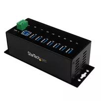 StarTech.com 7 prievadų pramoninis USB 3.0 centras su ESD apsauga