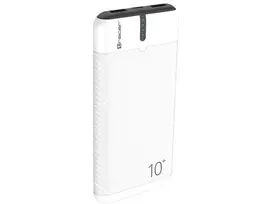 Power bank EnerGo 10000mAh baltas-juodas