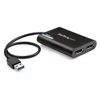 StarTech.com USB 3.0 į Dual DisplayPort adapteris – 4K 60Hz, 3.2 Gen 1 (3.1 Gen 1), USB Type-A, DisplayPort išvestis, 4096 x 2160 pikselių