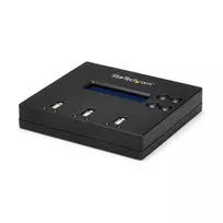 „StarTech.com“ nepriklausomas USB atmintukų kopijavimo ir trynimo įrenginys 1:2, 1,5GB/min, LCD ekranas