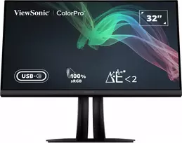 ViewSonic VP3256-4K monitorius 81,3 cm (32 col.) 4K Ultra HD LED juodas