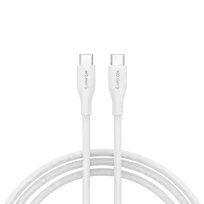 CANYON laidas CC60SC10 USB-C į USB-C 60W 1m Silikoninis Baltas