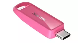 SANDISK iXpand Phone Drive su USB-C, jūros rožinė, 256GB