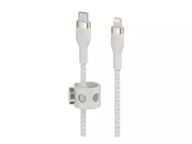Belkin BOOST CHARGE - Lightning-Kabel - 24 pin USB-C männlich zu Lightning männlich - 2 m - weiß - für Apple iPad/iPhone/iPod (Lightning)