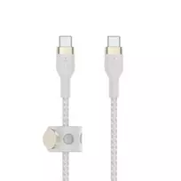 Belkin BOOST↑CHARGE PRO Flex USB-C laidas 1 m USB 2.0 USB C baltas (CAB011BT1MWH)