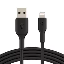 Belkin PVC USB-A – Lightning laidas 3 m juodos spalvos
