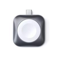 Įkrovimo stovas Satechi ST-TCMCAWM Apple Watch juodas sidabrinis baltas aliuminis