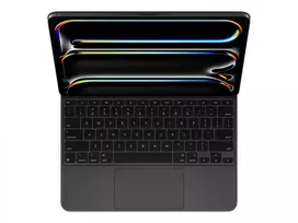 “Apple” Magic Keyboard, skirta iPad Pro 13 colių M4, JAV anglų, juoda, su belaidžiu valdymo kilimėliu