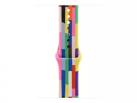 Apple MDWF4ZM/A Pride Edition Sport Dirželis Apple Watch – Įvairiaspalvis Fluoroe lastomeras