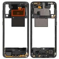 Originalus Samsung A505 A50 2019 vidurinis korpusas su garsiniu signalu ir šoniniais mygtukais, Prism Crush Black spalvos (naudotas, B klasė)