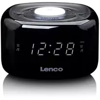 Lenco CR-12BK Radijas Laikrodis Skaitmeninis Juodas (CR-12)