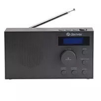 Radijas DENVER DAB-51B — DAB+/FM/AM kompaktiškas skaitmeninis radijas, juodas
