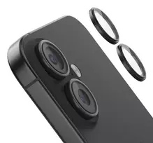 Apsauginis stiklas fotoaparatui Belkin OVA181HQBK, skirtas iPhone 16 / 16 Plus, 2 vnt.