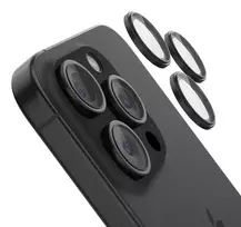 Belkin grūdinto stiklo fotoaparato objektyvo apsauga, skirta iPhone 15 Pro / 15 Pro Max (OVA180HQBK)