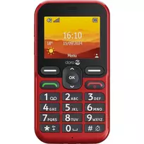 Doro Leva L10 4G, didelių mygtukų telefonas, raudonas (380571)