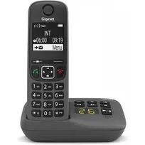 Analoginis/DECT belaidis telefonas Gigaset AE690A su skambučio ID, antracito spalvos