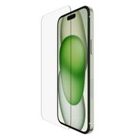 Belkin ScreenForce apsauginis stiklas iPhone 15 Plus, atsparus smūgiams ir įbrėžimams, grūdintas stiklas