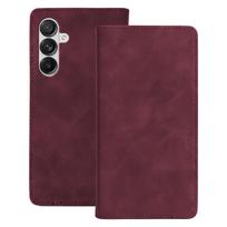Smart Suede dėklas, skirtas Samsung Galaxy A36 5G / A37 5G, bordo