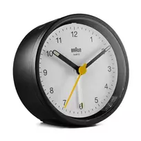 Braun BC12BW kvarcinis žadintuvas juodas, baltas