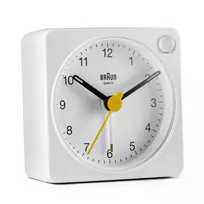 Braun BC02XW kvarcinis žadintuvas baltas