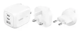 Vidinis įkroviklis Belkin BoostCharge Pro WCH018HQWH Greitas įkrovimas 2 USB-C