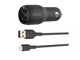 Automobilinis įkroviklis Belkin Boost Charge Universal CCD001BT1MBK