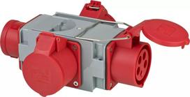 Maitinimo kištuko adapteris Brennenstuhl 1081640 400V 16A Pilka Raudona