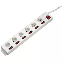 Hama 137239 ilgintuvas 1,4 m 6 rozetės Baltas