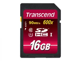 Flash atminties kortelė Transcend 16GB SDHC Class 10 UHS-I 600x TS16GSDHC10U1