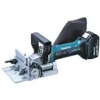 Makita DPJ180RTJ Plokštelių sujungimo freza Mėlyna