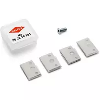 Pakeitimo peilis Knipex 90 22 10 E01 sidabrinis 8 g