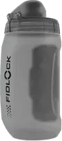 Fidlock Twist Bottle 450 Connector – magnetinė-mechaninė buteliuko laikymo sistema, skaidri/juoda