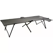 COLEMAN 2176135 Gultas plieninis tamsiai pilkas – sulankstoma lauko poilsio kėdė