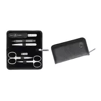 ZWILLING 98681-004-0 manikiūro ir pedikiūro priemonių rinkinys, nerūdijantis plienas, juodos spalvos
