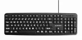 Gembird standartinė klaviatūra USB pagyvenusiems žmonėms
